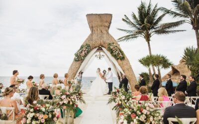 Wedding at Dreams Riviera Cancun’s Gazebo